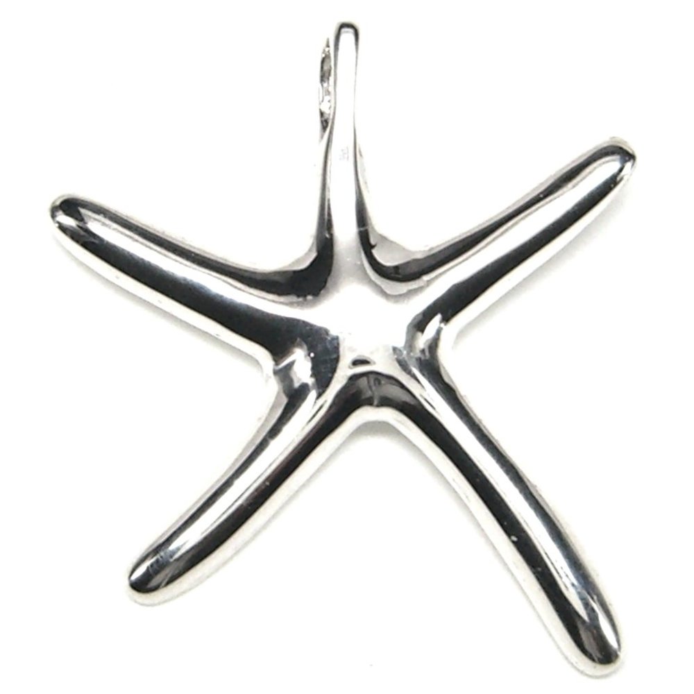 Starfish Sterling Silver Pendant Famous Designer Look N138